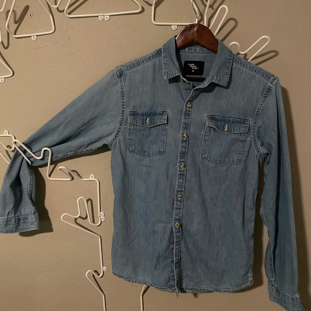 Nice denim button down